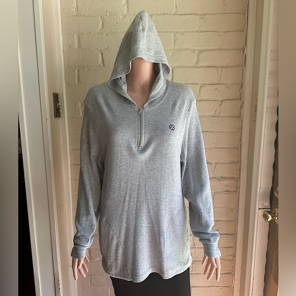 Lucky Brand size XL gray comfortable stretchy sleepwear with a hood
